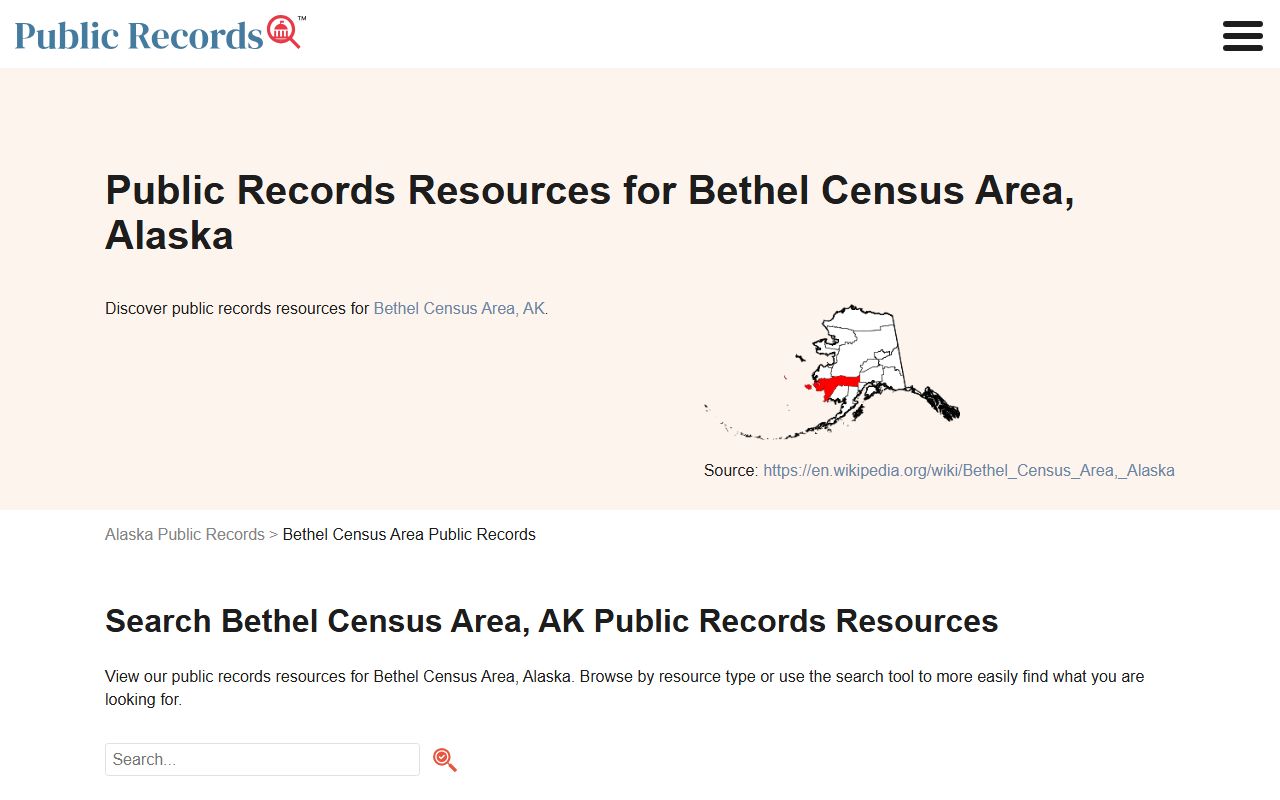 Bethel Census Area Obituary Records - death record resources