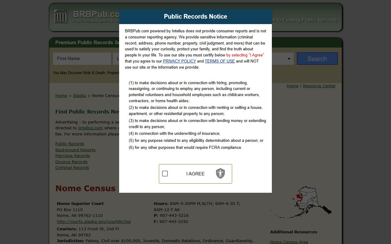 Nome Census Area Obituary Records - public records resources